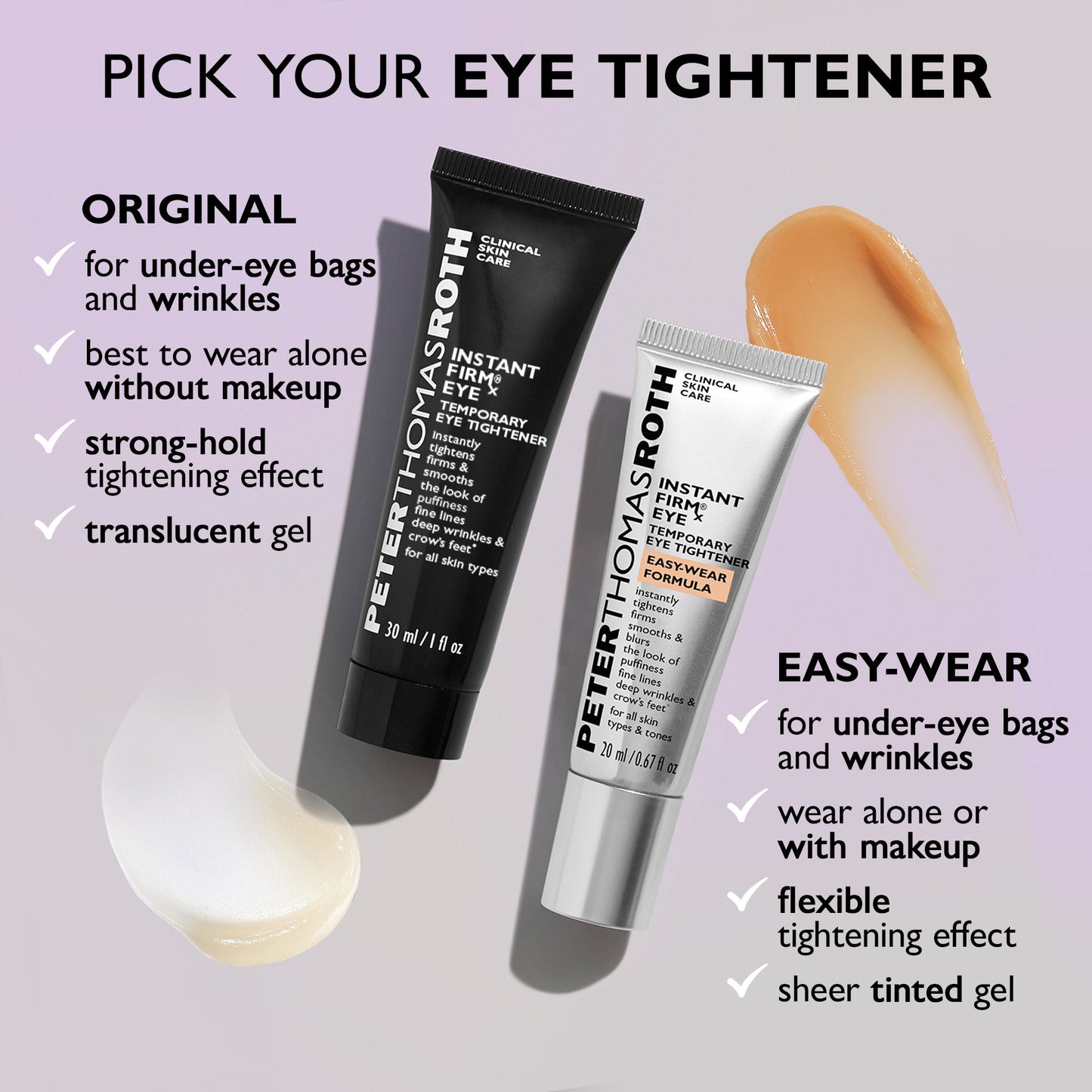 Instant FIRMx Eye Temporary Eye Tightener Easy-Wear Formula-Shop