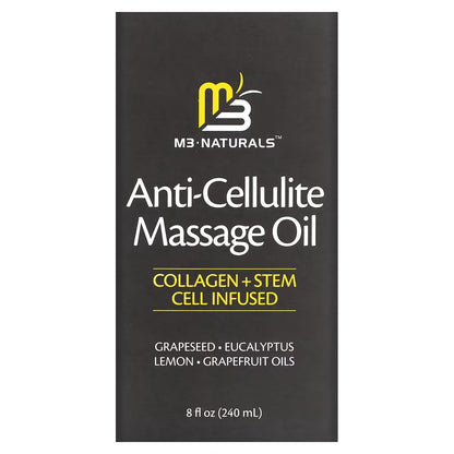 M3 Naturals Anti-Cellulite Massage Oil Size: 8 FL OZ / 240 ml