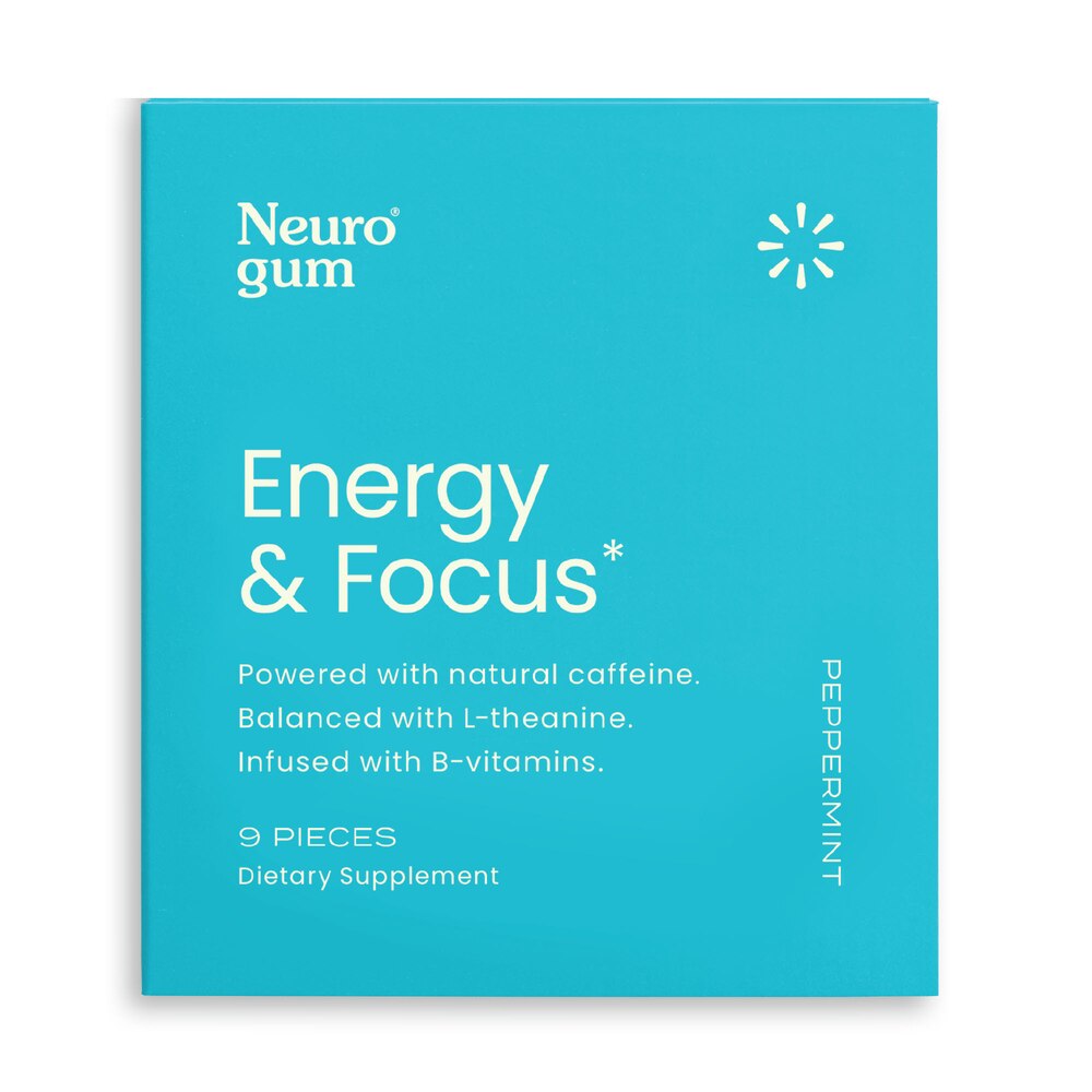 Neuro Energy & Focus Gum (Peppermint)-Shop