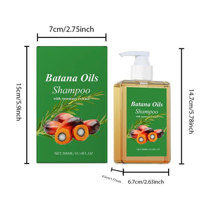 Batana Oil Shampoo Batana Shampoo Oil Shampoo Batana Extract Shampoo Batana Shampoo Nourishing 300ml Makeup Organizers-Shop