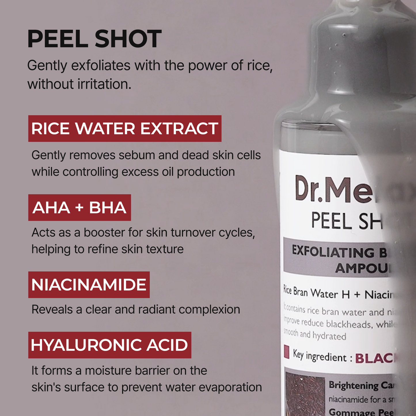 Peel Shot Glow Black Rice Ampoule-Shop
