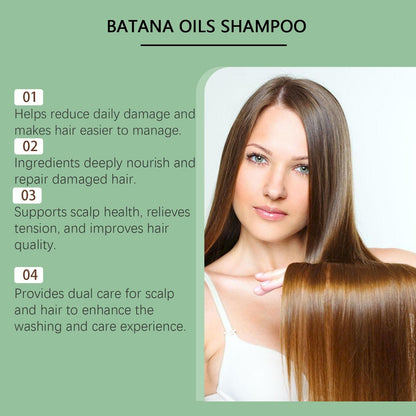 Batana Oil Shampoo Batana Shampoo Oil Shampoo Batana Extract Shampoo Batana Shampoo Nourishing 300ml Makeup Organizers-Shop