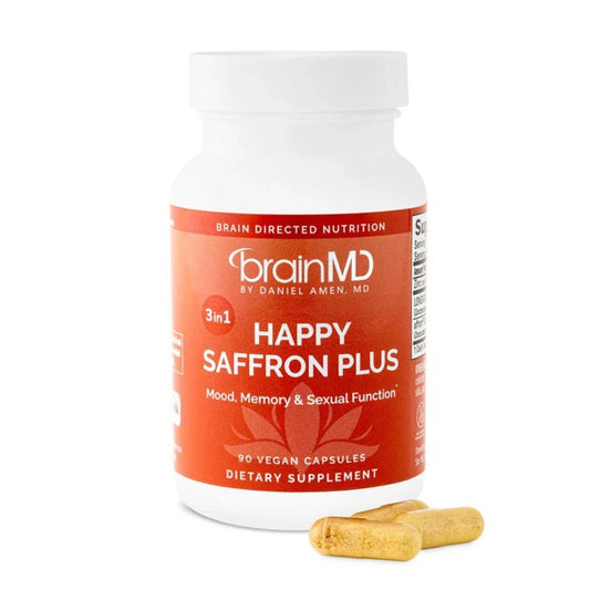 Happy Saffron Plus by BrainMD,Clinically Studied for Positive Mood-Shop