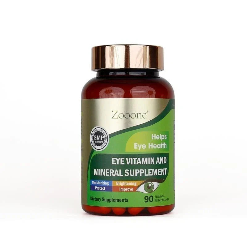 Zooone Lutein and Zeaxanthin Eye Vitamins Support Eye Health 90 Capsules