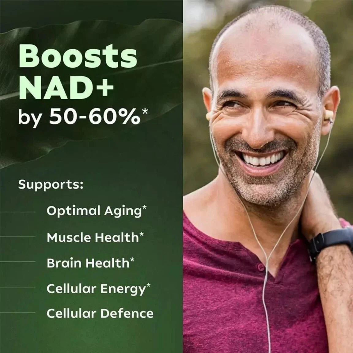 NAD+ Supplement for Anti-Aging Energy Focus & Nicotinamide Riboside Resveratrol-Shop