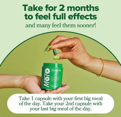 1-3X MOTO - Metabolism Boosting Capsule -Energy Curb Cravings Healthy Metabolism