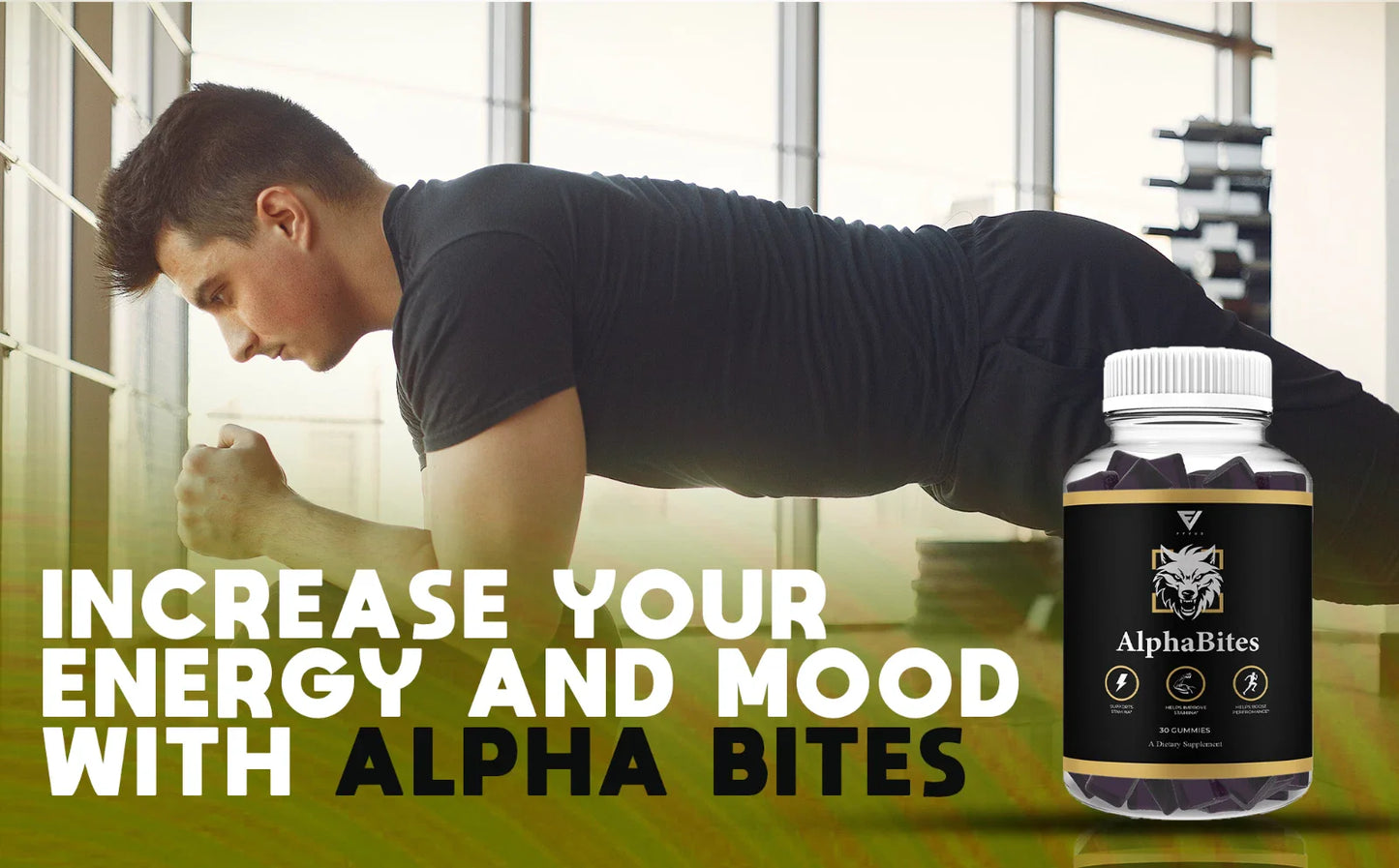 Alpha Bites Gummies AlphaBites Max Performance Gummy (1 Month Supply)