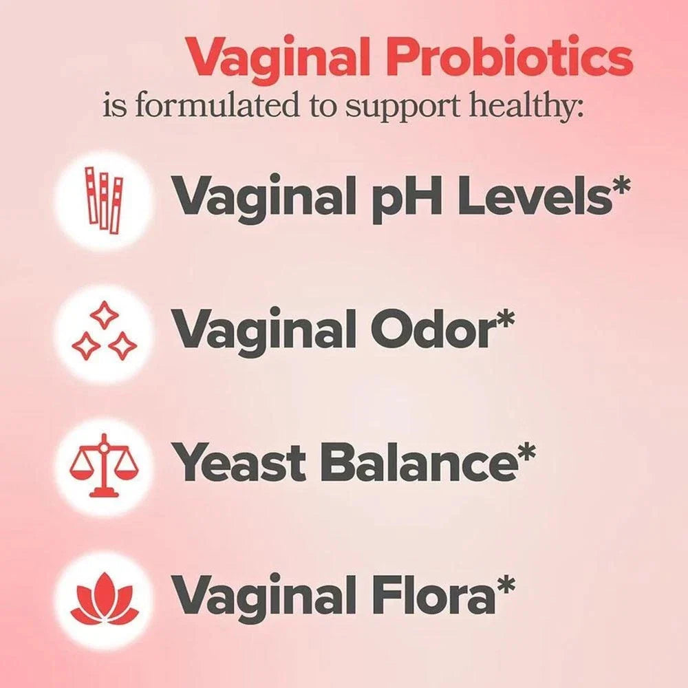 URO Vaginal Probiotics for Women – Supports pH Balance with Prebiotics & Lactoba