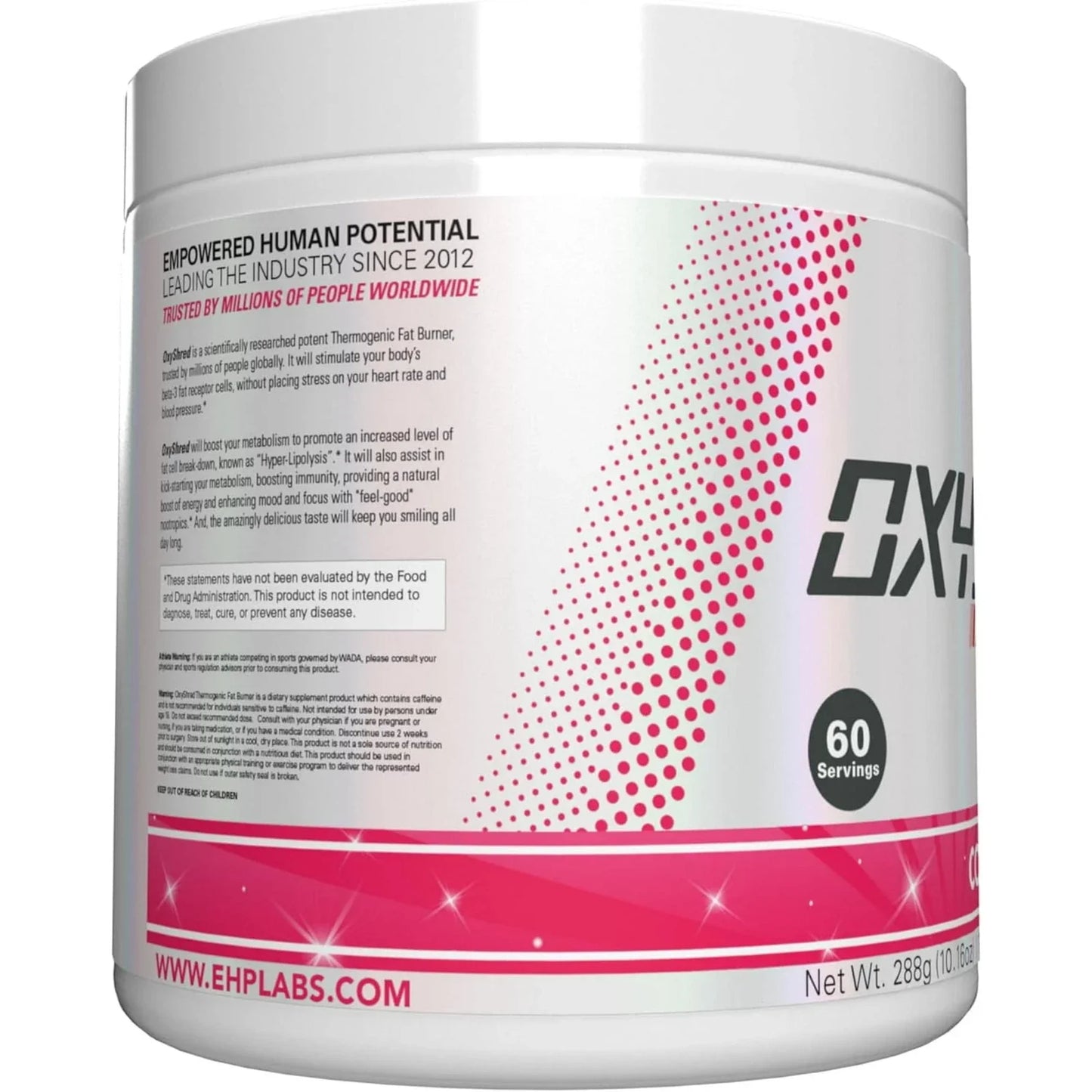 EHP Laps, OxyShred, Fat Burner, Cosmic Blast, Strawberry, 10.16 oz (288 g)-Shop