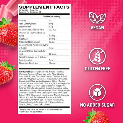 EHP Laps, OxyShred, Fat Burner, Cosmic Blast, Strawberry, 10.16 oz (288 g)-Shop