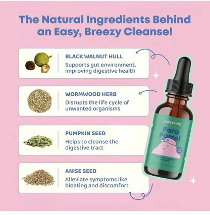 JoySpring Kids' Liquid Cleanse – Natural Digestive Health Support - 1 oz-Shop