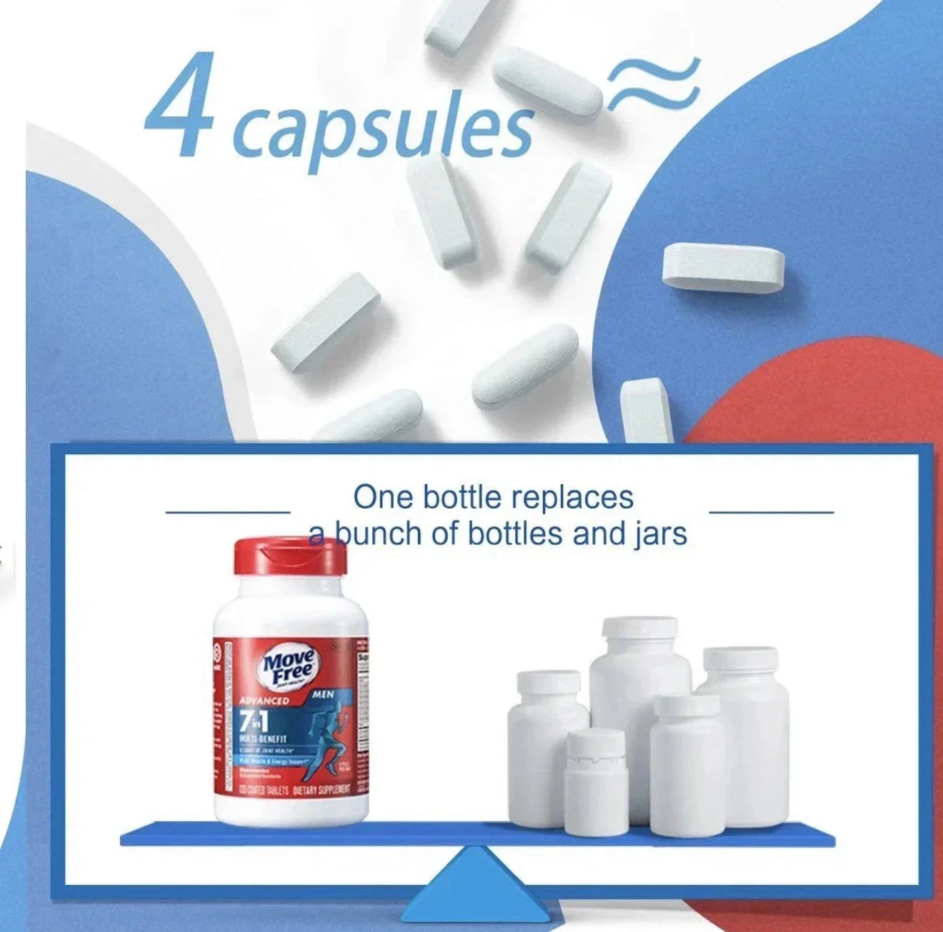 3 packs Move Free Advanced Joint Health 7-in-1 Combined Set for Men-Shop