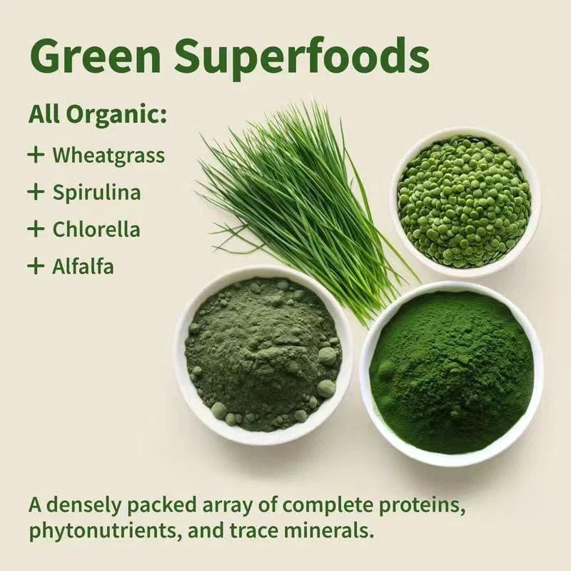 Gut Health & Spirulina Chlorella Bundle –Digestive, Detox & Antioxidant Support