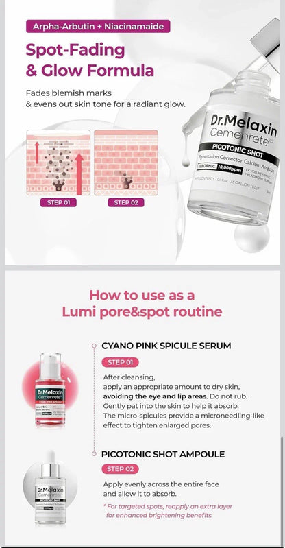 DR. MELAXIN CEMENRETE CYANO PINK SPICULE CREAM 30ml -Shop