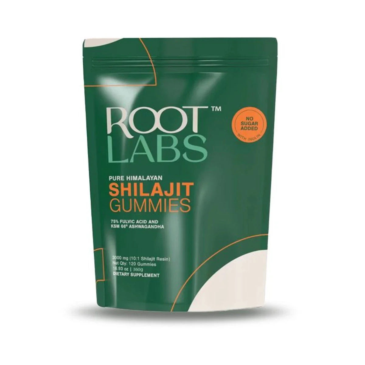 ROOT LABS Shilajit Gummies: KSM-66 Ashwagandha, Sugar-Free & Vegan
