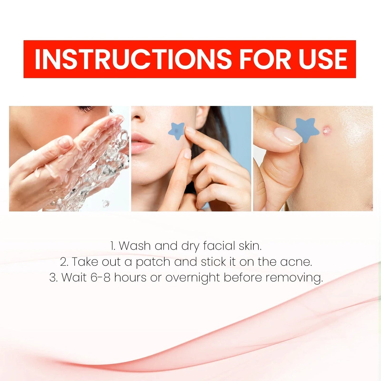 Pimple Patches,Pimple Patches For Face, Hydrocolloid Acne Patches, Cute Star Sti-Shop