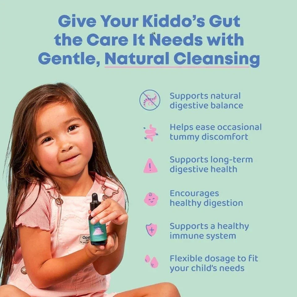 JoySpring Kids' Liquid Cleanse – Natural Digestive Health Support - 1 oz-Shop