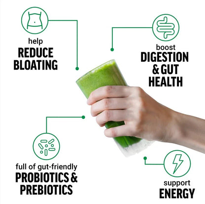 【US seller】Smarter Greens - 40+ Superfoods, 125M CFUs Probiotics, for Gut Health-Shop