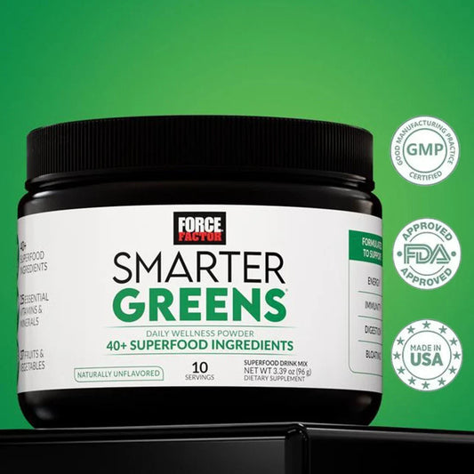 【US seller】Smarter Greens - 40+ Superfoods,*125M CFUs Probiotics, for Gut Health-Shop
